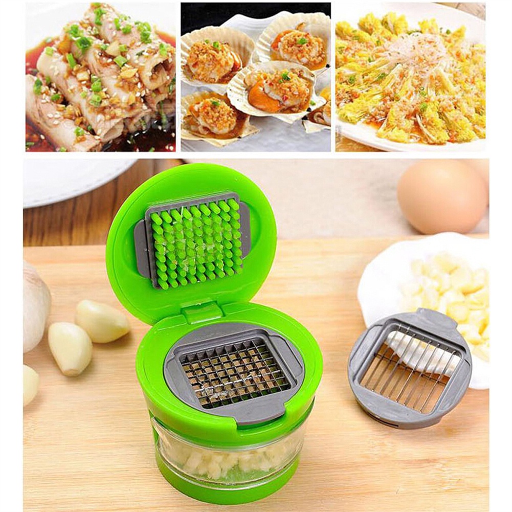 ღ Stainless Steel Bawang Putih Menekan Manual Bawang Putih Planer Bawang Putih Hidung Belang Sayuran Memasak Penghancur Bawang Putih Pengupas Dapur Persediaan Gadget Jahe Sutra alat