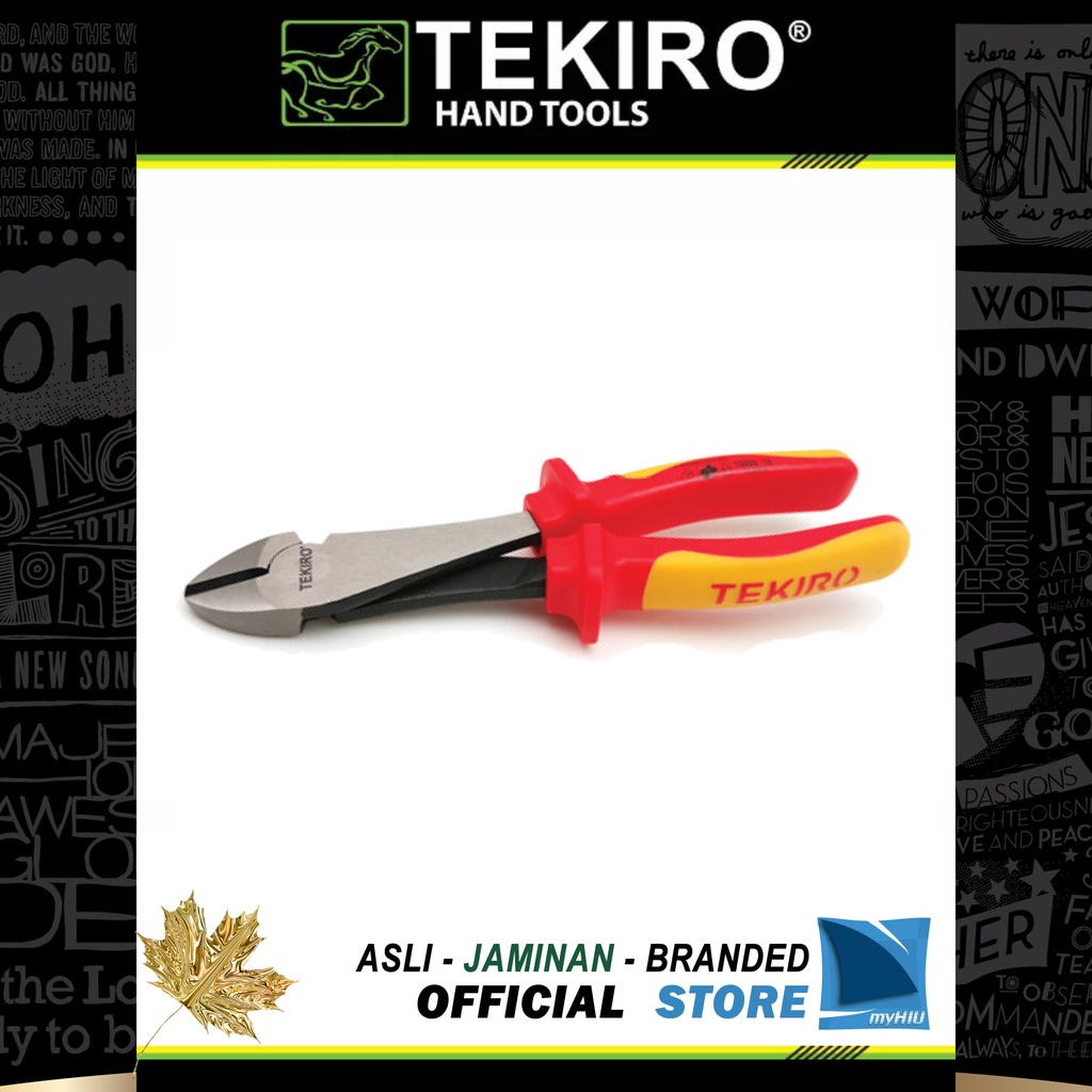 Tang Potong 6&quot; ~ 8&quot; inch KELISTRIKAN Anti Konduksi / Insulation Cutting Diagonal Pliers TEKIRO