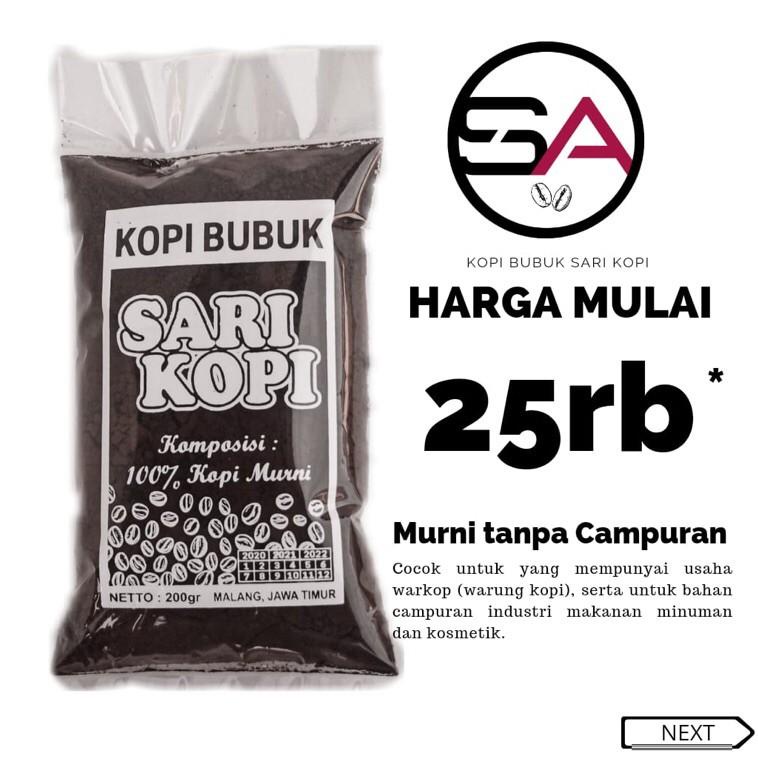 

U34 KOPI BUBUK MURNI TERMURAH 1KG 25 ribu SARIEKOPI TREND KEKINIAN ㊬