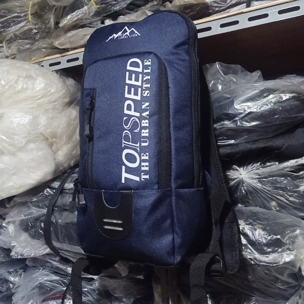 Tas Ransel Sepeda Pria Top Speed - CNV RED- Tas Punggung Sepeda  - Tas Hydropack  - Tas Sepeda black and blue