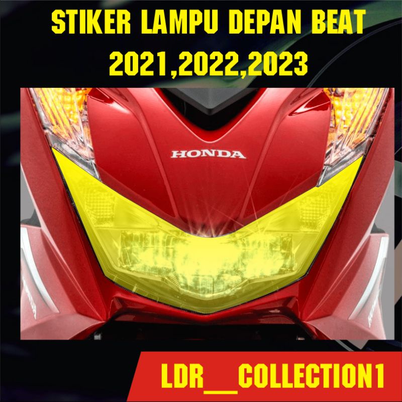 stiker cutting sticker lampu depan motor beat 2021,2022 dan 2023