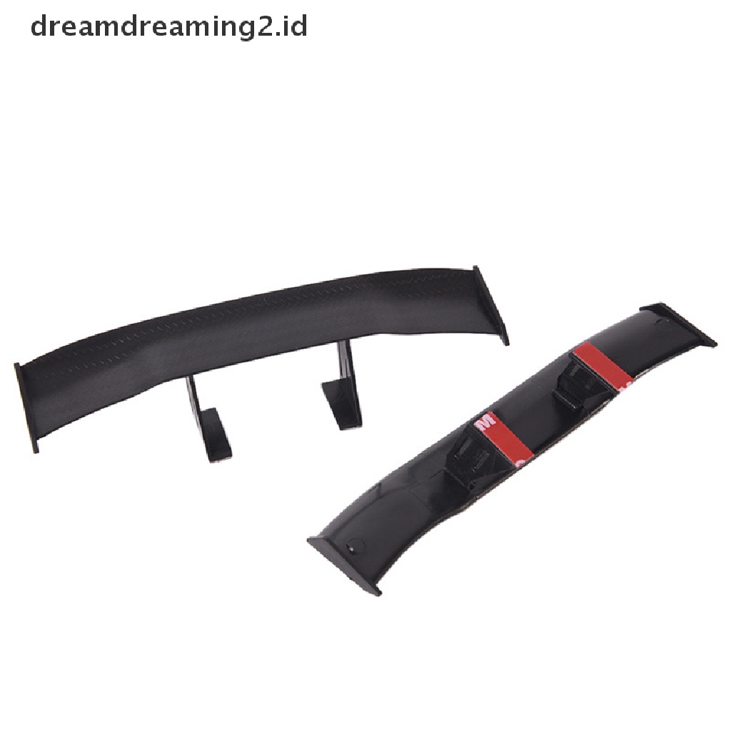 (dream) Hot Universal Mini Spoiler Mobil Ekor Belakang Dekorasi Spoiler Wing Carbon Fiber.