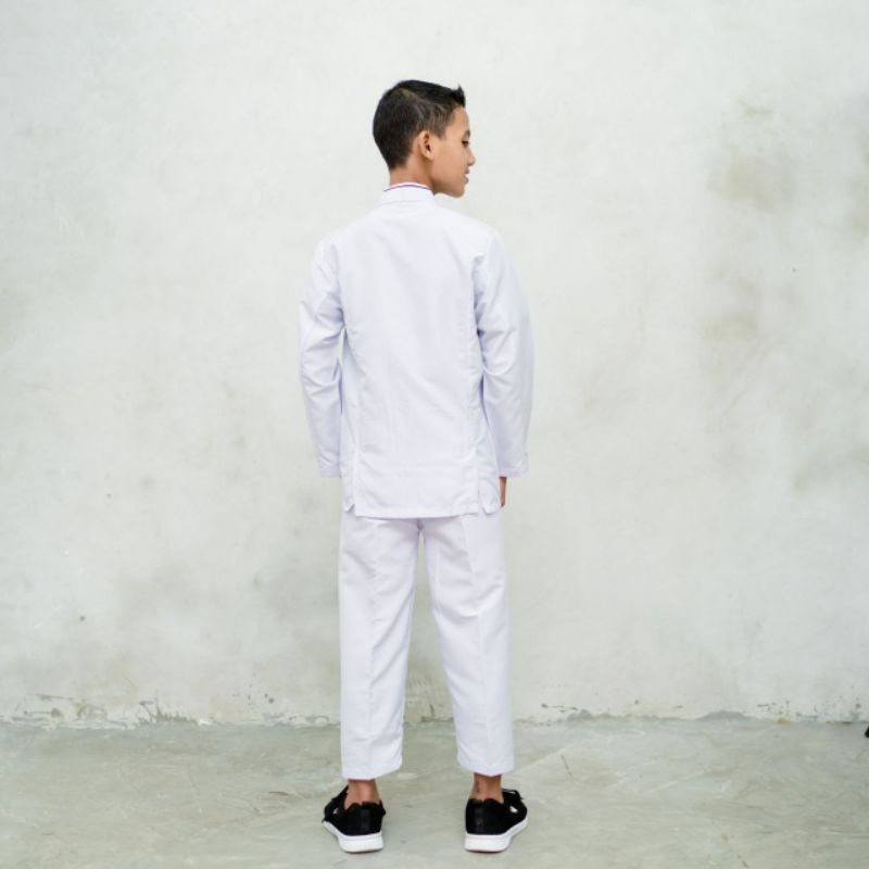 Grosir Baju Koko Anak Setelan Baju dan Celana Umur 7-12 Tahun Bahan Signature Premium