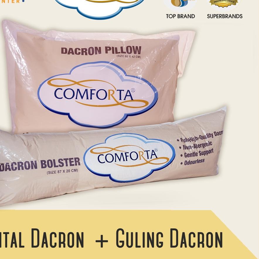 ☈ Sleep Center Bantal dan Guling Comforta Dacron ❊