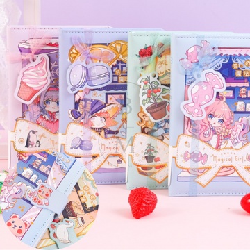 

Terlaris ✨ -Magnetic Notebook Candy Magical Girl / Jurnal Agenda Diary Lucu- 2.2.23