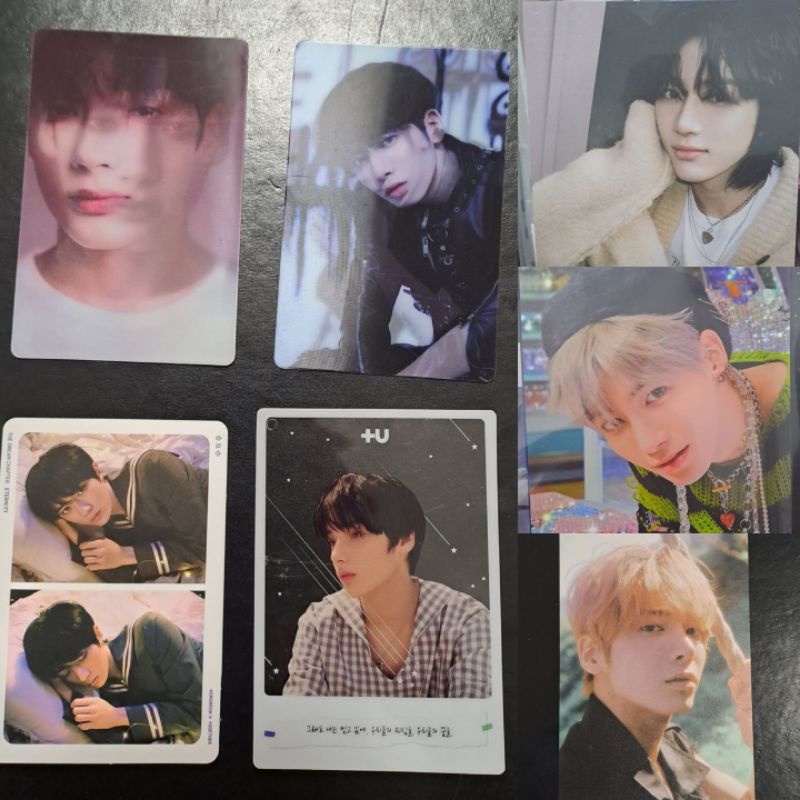 Ready stock photocard TXT postcard lenticular temptation thursday child eternity freeze fight or esc