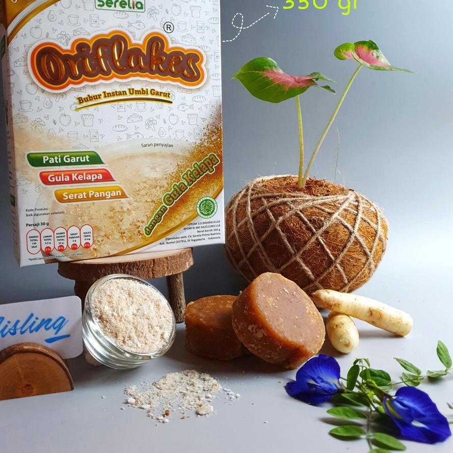 

☀ Oriflakes ORIGINAL sereal umbi garut Asam Lambung Maag Gerd 350g ➷