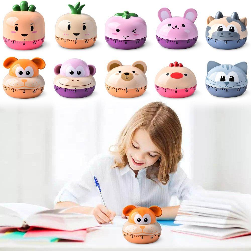 Populer Timer Mekanik Novelty Cute Student Waktu Belajar Timer Makanan Dapur
