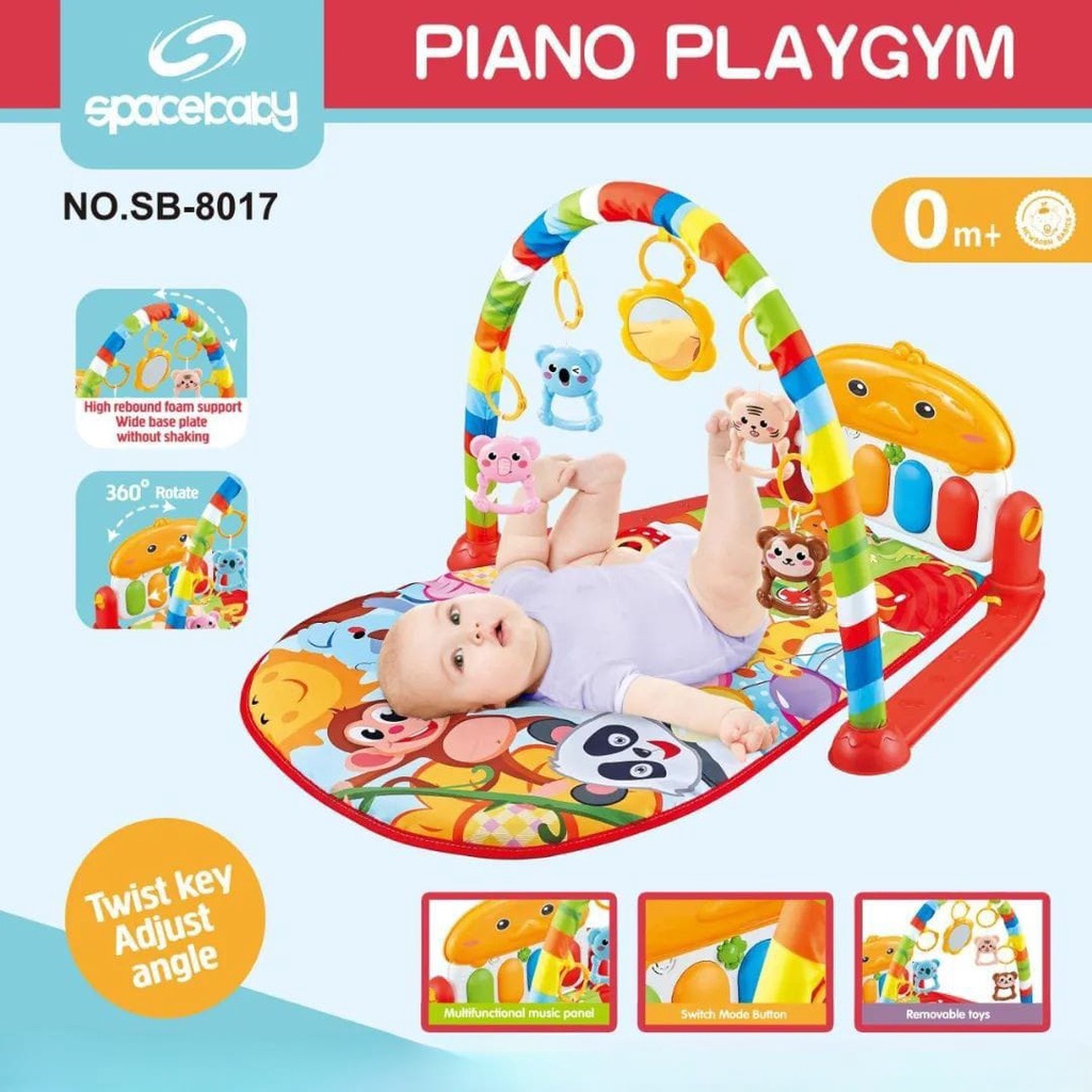 SPACE BABY PIANO PLAYGYM SB-8017 / PLAYMAT BAYI