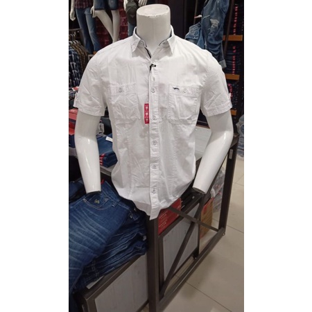 KEMEJA CARDINAL JEANS ORIGINAL 100% PRIA WARNA PUTIH POLOS PROMO