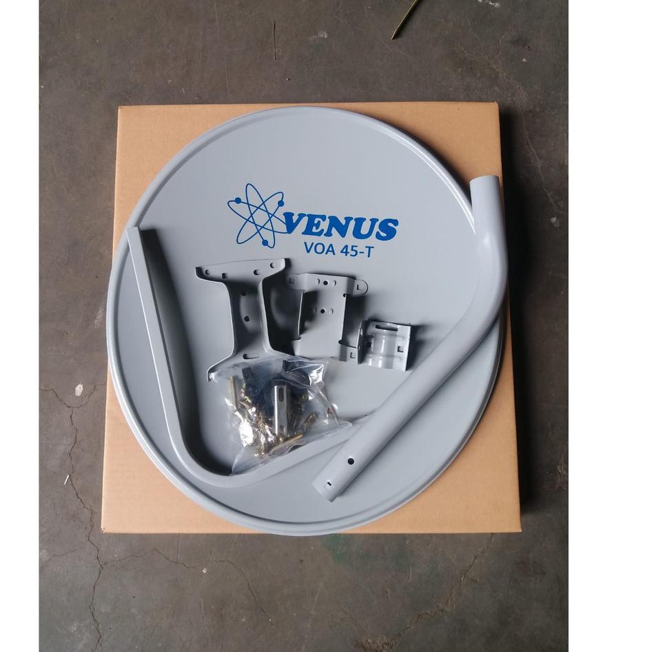 ➲ Dish Mini Venus 45 fullset lnb dan kabel Dish ODU Parabola Mini ✱