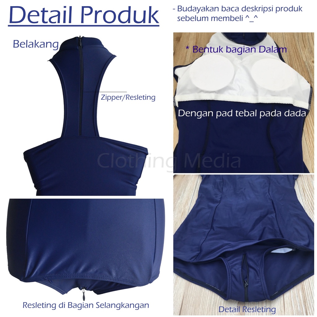 Baju Leotard Unik dengan Strap Armbinder Kostum RolePlay Zipper Cosplay Wanita