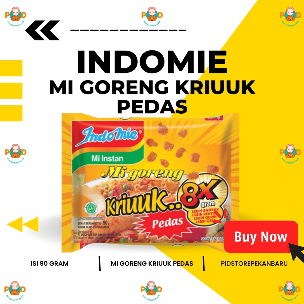 

INDOMIE MIE GORENG KRIUUK PEDAS / MI KRIUK