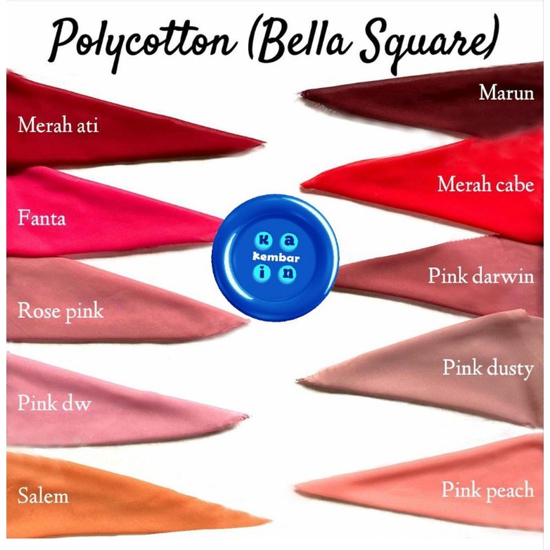 Kain Polycotton / Bella Square 1 meter