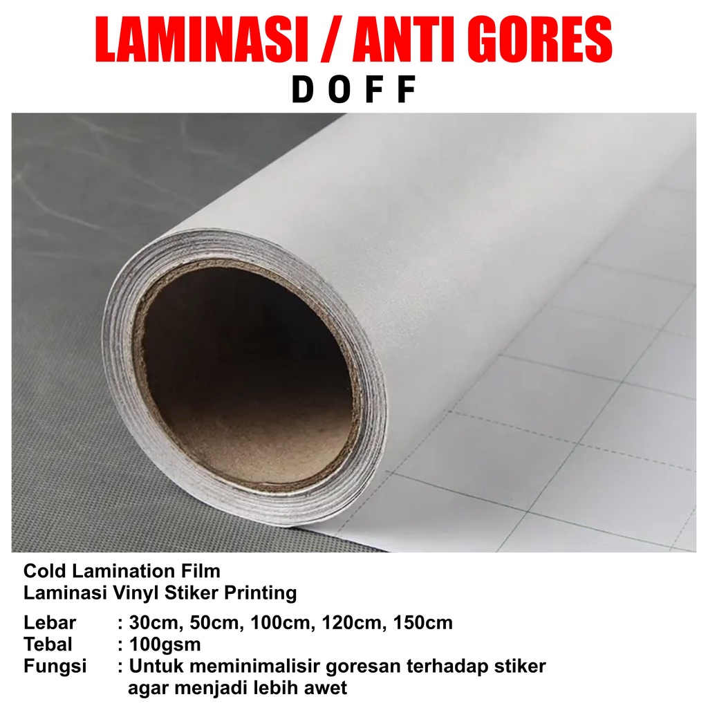 

Laminasi Dingin Doff Glossy
