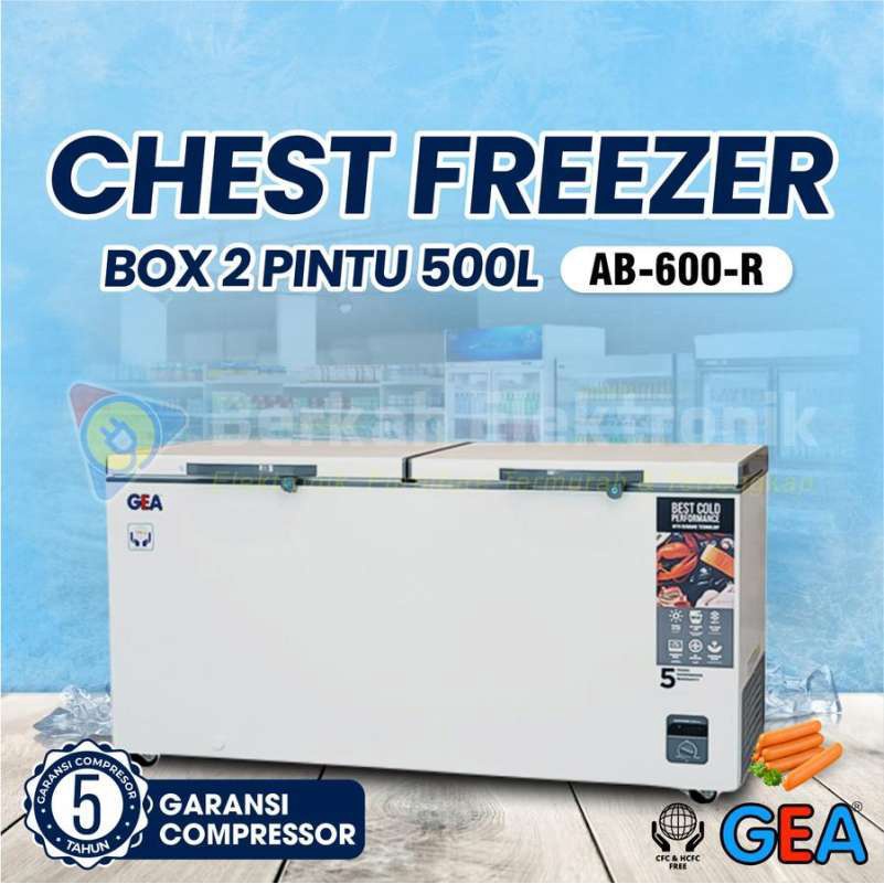 GEA Chest Freezer 500 Liter Freezer Box  AB 600 AB-600R Cooler Box AB600R