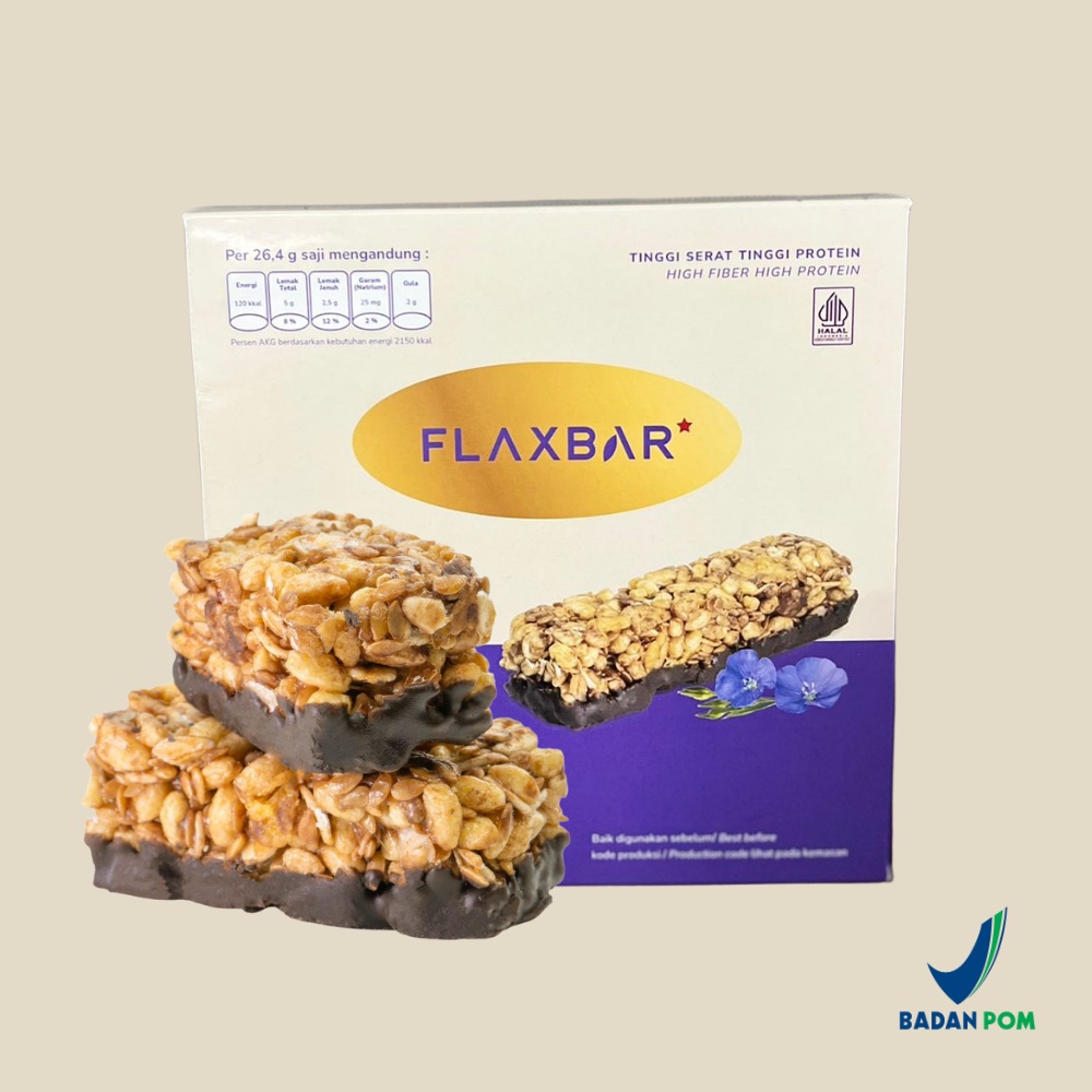 

Flaxbar Cokelat - Snack Bar (Snack Sehat)