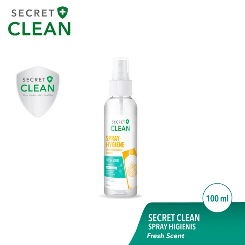 Secret Clean Spray Hygiene Fresh Scent Pembersih Perangkat Sholat - 100 ml