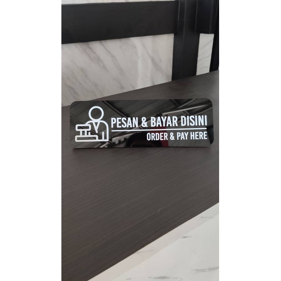 

SIGN BOARD AKRILIK PESAN DAN BAYAR DISINI / ORDER AND PAY HERE