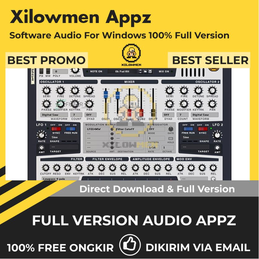 [Full Version] Reason RE Synapse Audio Antidote Pro Lifetime Audio Software WIN OS