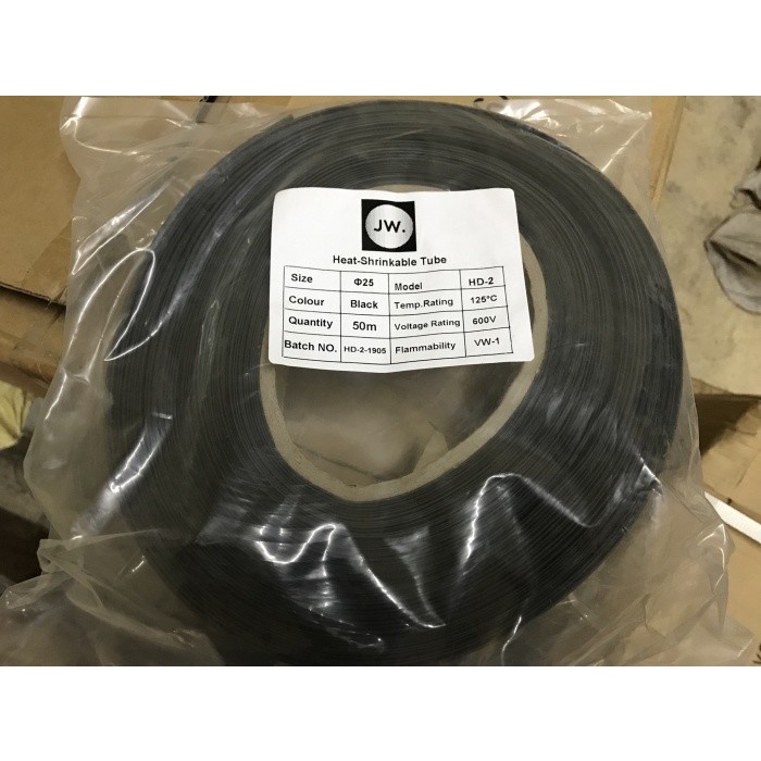 Heatshrink Tube 25 mm / 25mm Selongsong Bakar Heat Shrink Meteran