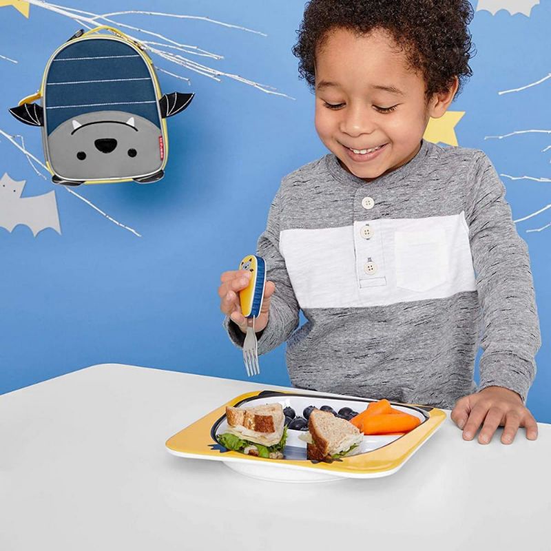 Skip Hop Zootensils Fork &amp; Spoon - Sendok Makan Anak Skiphop