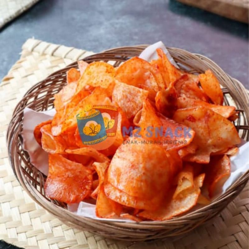 

COD KERIPIK SINGKONG BALADO 1KG SNACK/CEMILAN ENAK DAN RENYAAH/BAYAR DITEMPAT