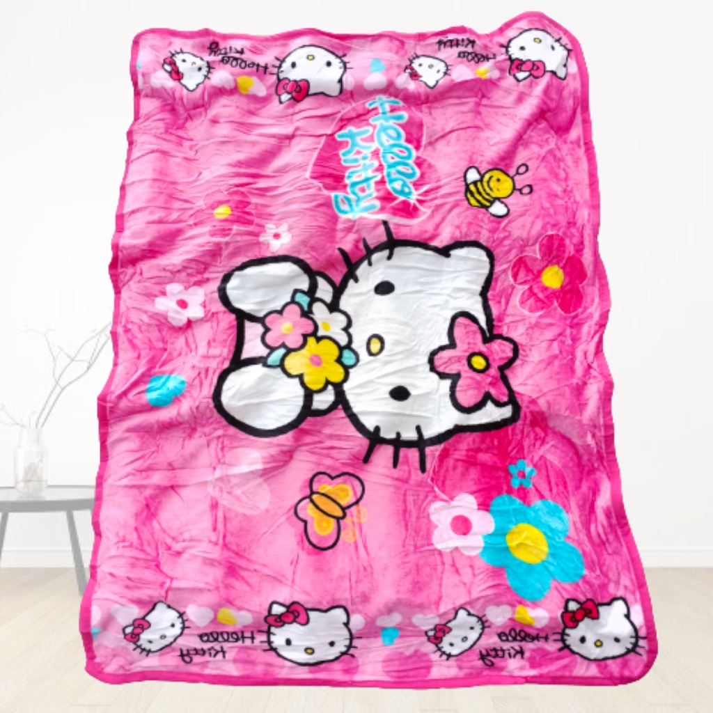 COD - 450gr - Selimut Karakter Halus - Selimut Halus ukuran 100x140cm - Selimut Anak