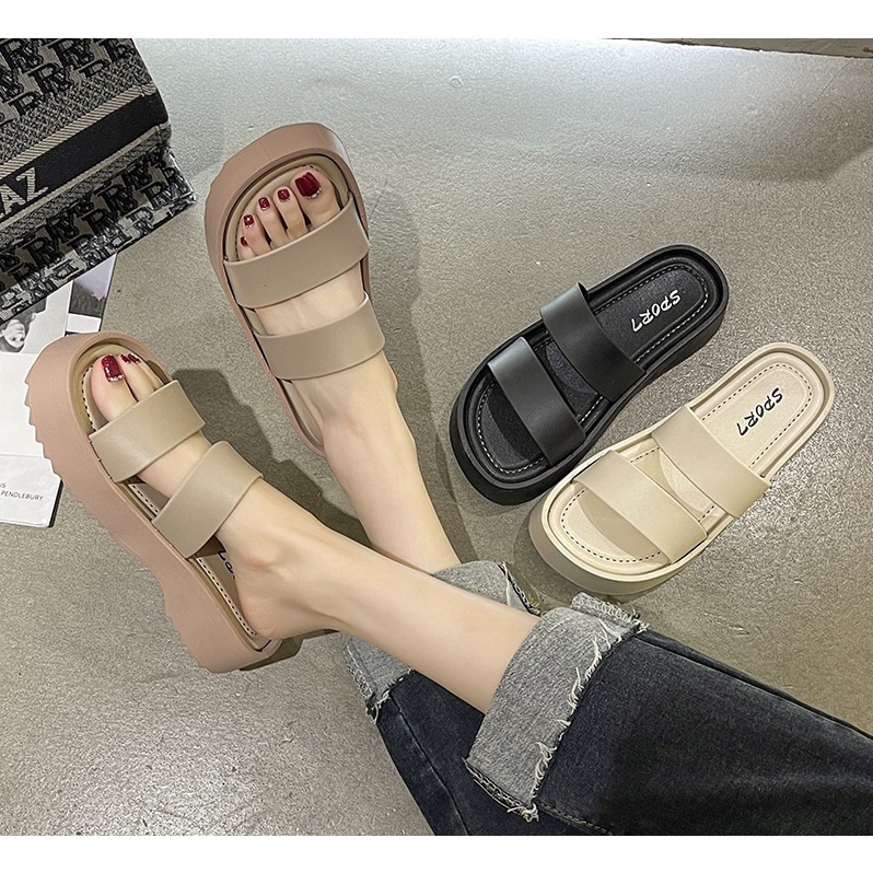 ☀CAMILO☀ SF29 Sandal Wanita Terbaru /Sendal Selop Tali Jelly Laluna /Sendal Karet Korea Kekinian