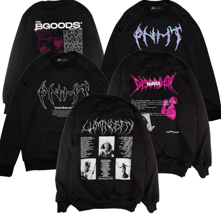 TERMURAH CREWNECK PRIA ORIGINAL BGOODS NEWBRON / SWEATER CREWNECK PRIA DAN WANITA