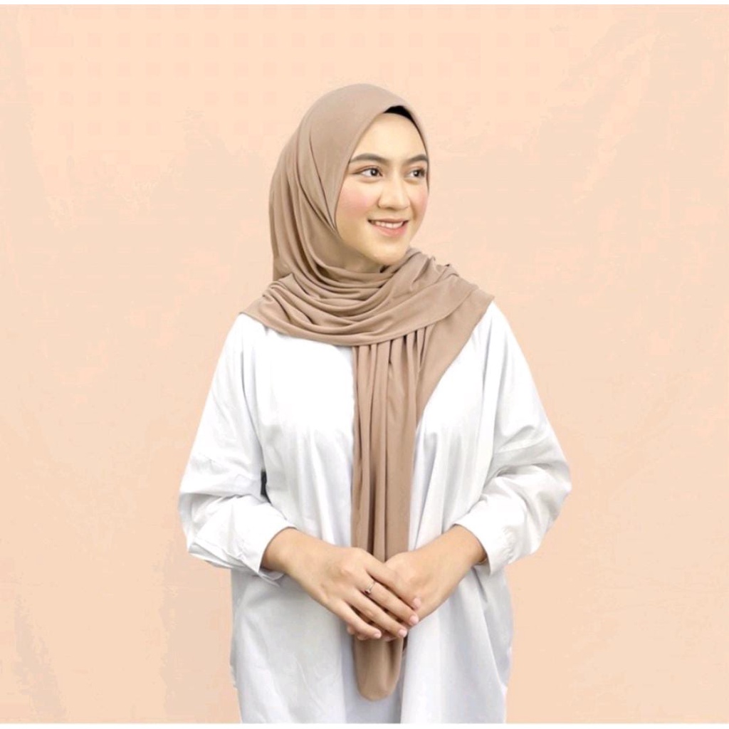 Jilbab Instan Jersey Segitiga jersey premium