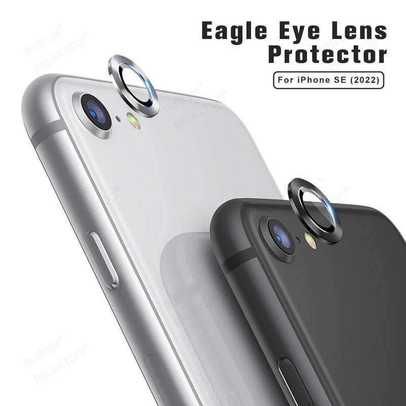 Untuk Iphone7 8 Lensa Kamera Metal Ring Protector Untuk iphone SE 2020 2022 iphone SE3 Safety Aluminium Alloy Topi Pelindung Case Cover