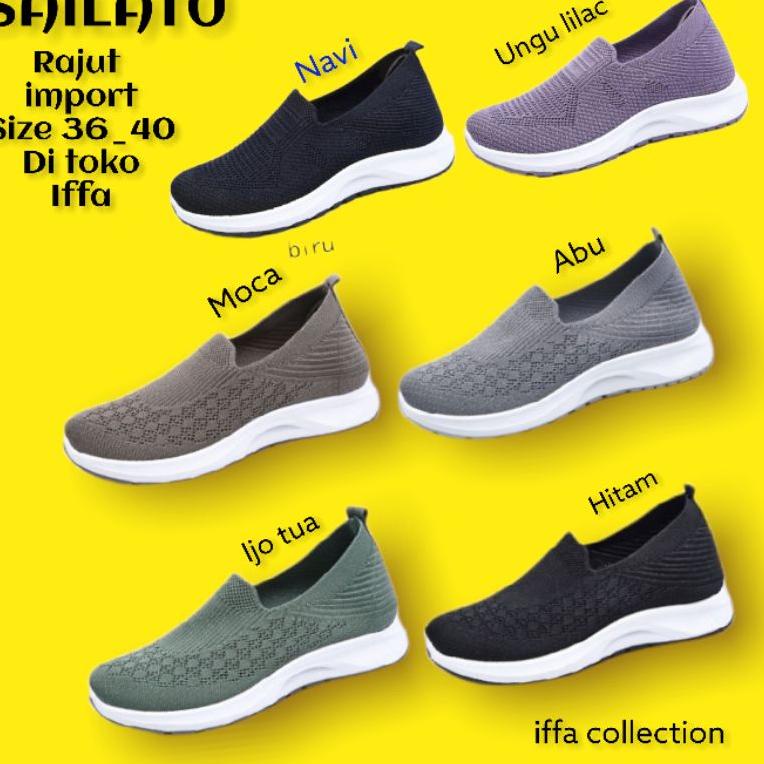 Murah Meriah sepatu sailatu rajut import orinal