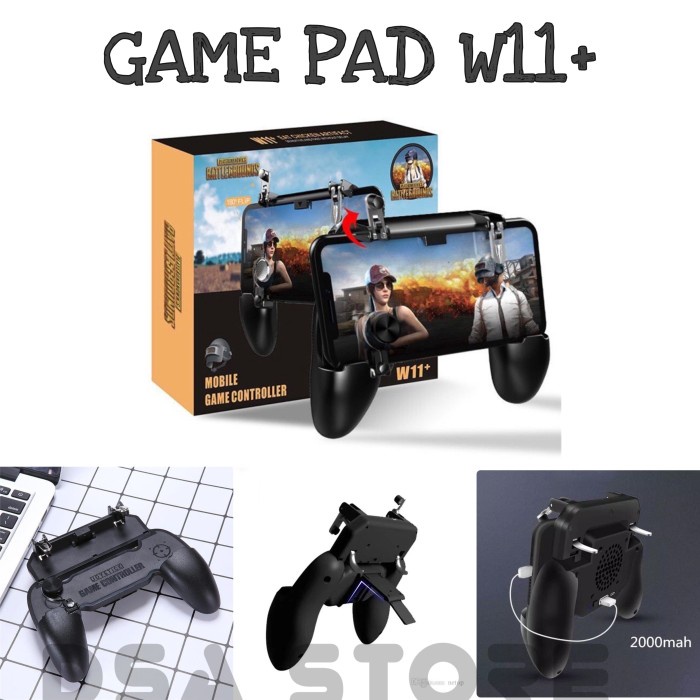 GAMEPAD W11+ All In One Game pad Joystick Trigger shooter L1 R1 Analog
