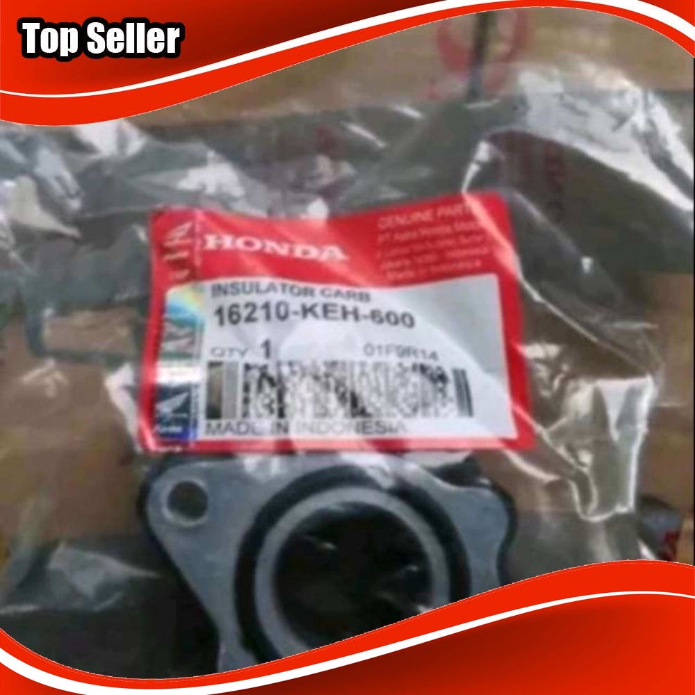 Insulator Manipol manipul intake Honda GL Pro - GL Max - Mega Pro Lama original KEH Promo Harga Mura