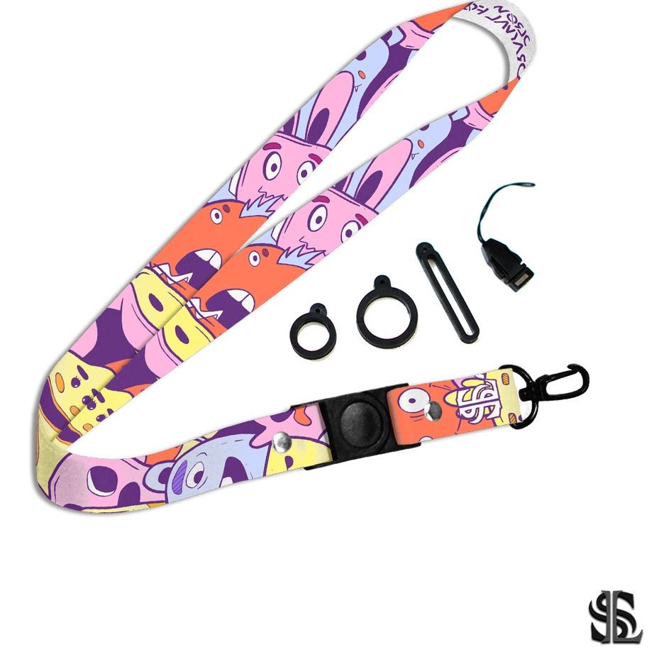 

Kejutan Spesial SL Premium lanyard motif Doodle - Doodle Series DDL-05
