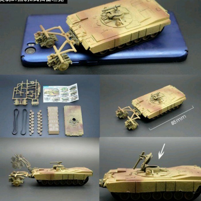 Diecast Miniatur Mainan Tank Tempur Panther Militer Tentara TNI Rakita