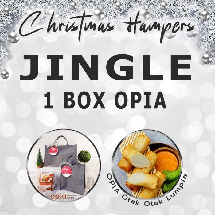 

(COD) Christmas Hampers / Paket Natal Otak Otak Lumpia OPIA - JINGLE, Kartu Natal