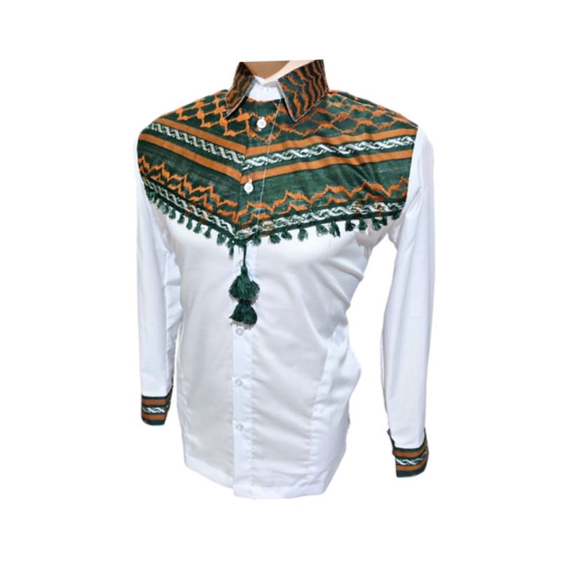 ( COD ) KOKO SORBAN ADDHIBA PUTIH KERAH KEMEJA