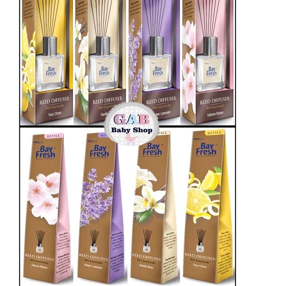 ✰ Bay fresh Reed Diffuser Regular & Refill Bayfresh Pengharum Ruangan ►