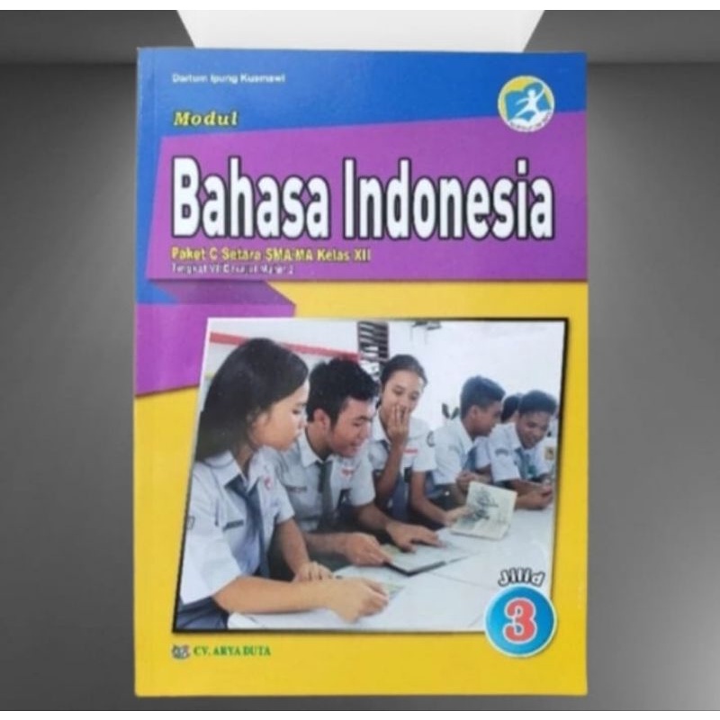 ORI satu paket buku modul paket C jilid 3 kelas 12 ips penerbit arya duta