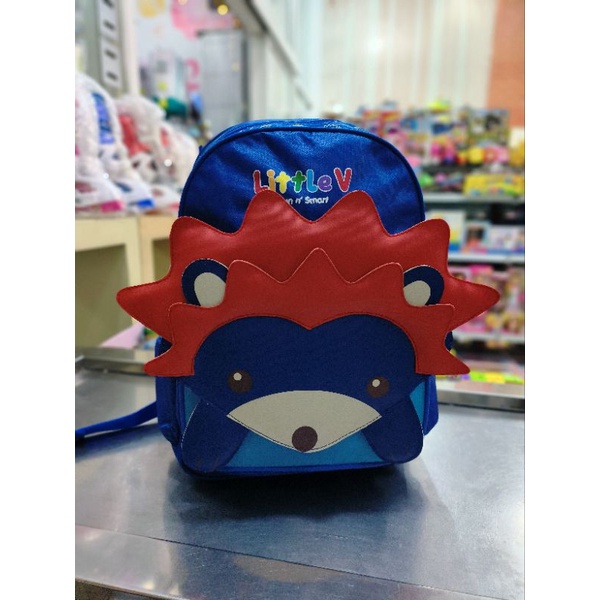 TAS RANSEL ANAK COWOK LITTLE V UKURAN 37 x 27,5 x 13 MODEL TERBARU ASLI ORIGINAL 100%