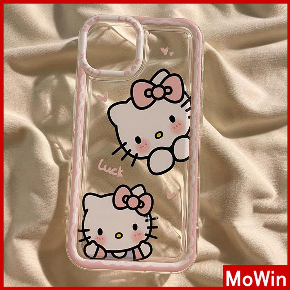 For iPhone 14 Pro Max iPhone Case Clear Case TPU Soft Case Airbag Reinforced Shockproof Pink Cute Cartoon Compatible with iPhone 13 Pro Max iPhone 12 Pro Max 11 7Plus 6Plus XR xs