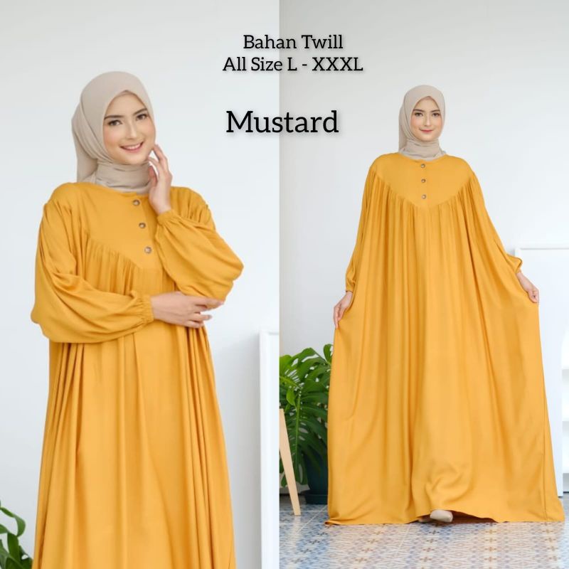SAE MAHARANI DRESS RAYON JUMBO DRES WANITA JUMBO