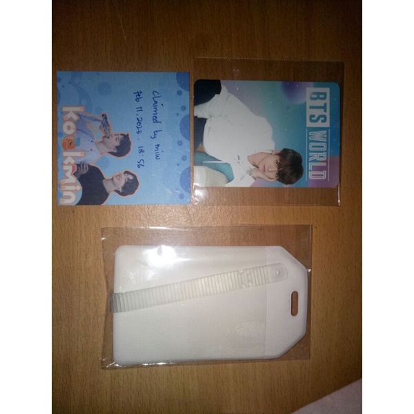 [BTS WORLD JK POB + LUGGAGE TAG]