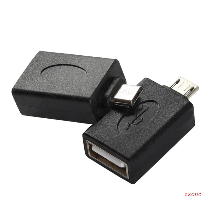 Zzz Adapter Micro USB Male to USB 2.0 Female Bahan Aluminium Alloy Untuk Tablet Smartphone