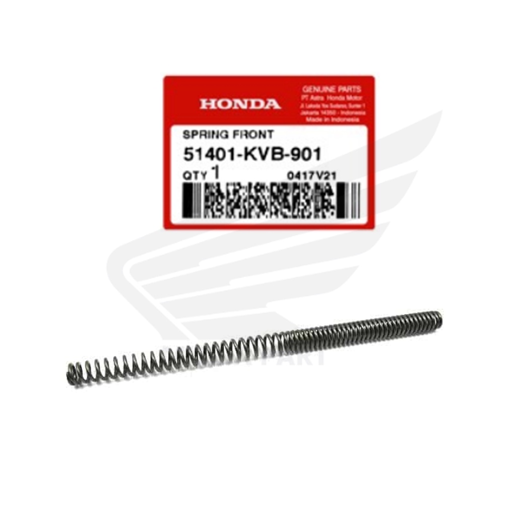 Ori AHM kode 51401-KVB-901 Per Shock Depan Beat Vario