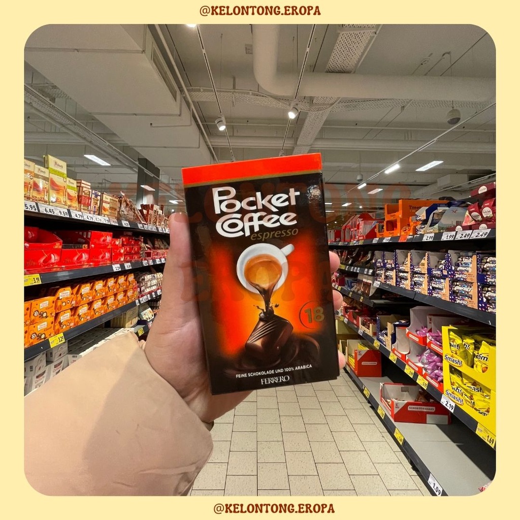 

[READY STOCK]Ferrero Pocket Coffee Espresso isi 18