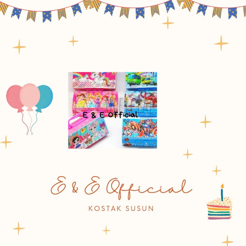 

Terlaris ✨ -KOSTAK KODE KARAKTER / KOSTAK 3 SUSUN / PENCIL CASE KARAKTER LUCU- 2.2.23