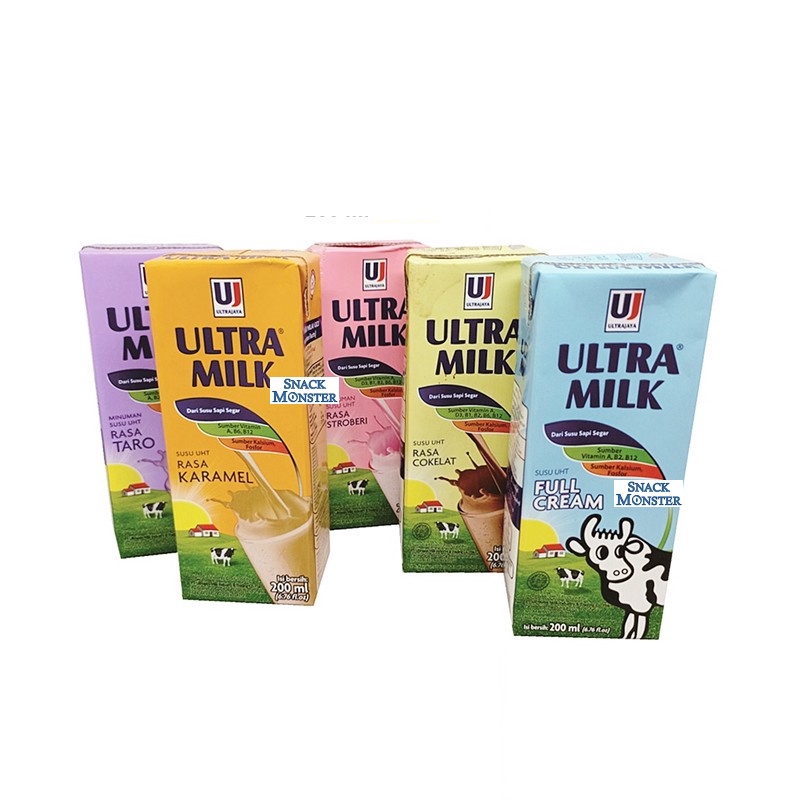 

Susu UHT Ultra Milk - Netto 200 ml